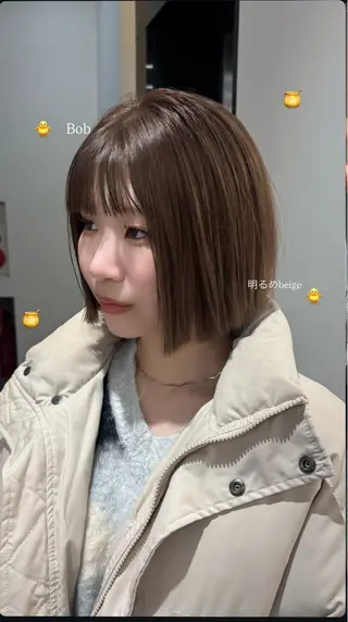 ショート 艶髪໒꒱/透明感 カラー🍀_そら🪽のヘアスタイル