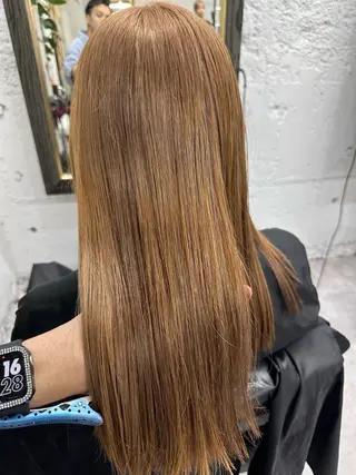 ロング カラー ヘアアレンジ 久米 治仁のヘアスタイル