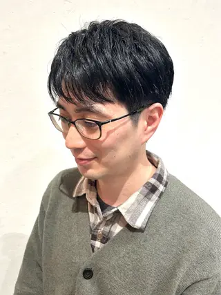 メンズ 北島 遥香🫧インナ ー /ベージュカラーのヘアスタイル