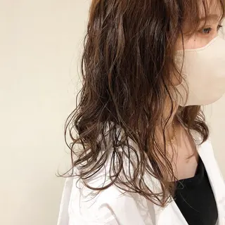 セミロング パーマ 韓国ヘア×髪質改善 /yoshikaのヘアスタイル