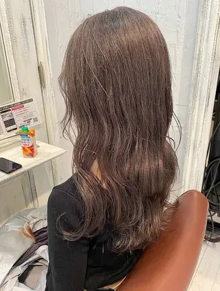 セミロング カラー ブリーチ koheiのヘアスタイル