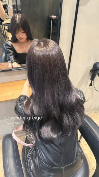 ロング カラー 博多韓国ヘア /髪質改善【美涼】のヘアスタイル
