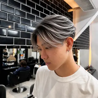 ショート カラー メンズ 【men's Lapis横浜】海人のヘアスタイル