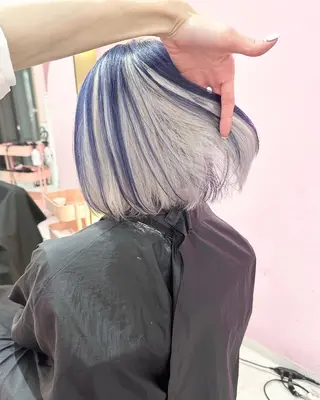 ショート カラー ❄️💛エクステ ブリーチ❄️yukiのヘアスタイル