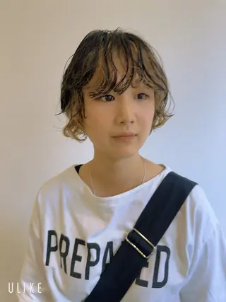 ショート カラー パーマ 本間 渓のマツエク・マツパデザイン