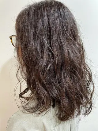 ロング パーマ レイヤー／似合わせ TAKUYAのヘアスタイル