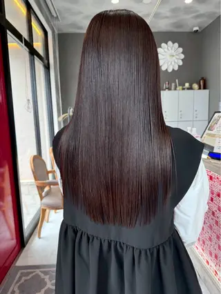 ロング カラー 紙野 優月のヘアスタイル