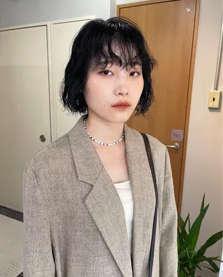 ショート カラー パーマ 丁寧なカウンセリング 🌿KENTA🌿のヘアスタイル