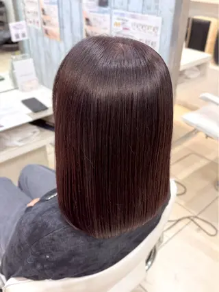 ミディアム [髪質改善カラー] 佐藤唯花🦋のヘアスタイル