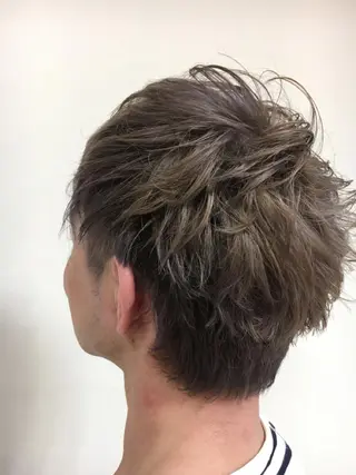 ショート カラー メンズ cyan SANAMIのヘアスタイル