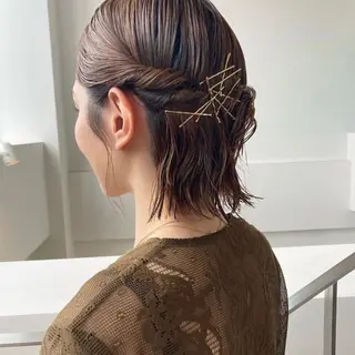 ショート ヘアアレンジ KAWATOKO MISUZUのヘアスタイル