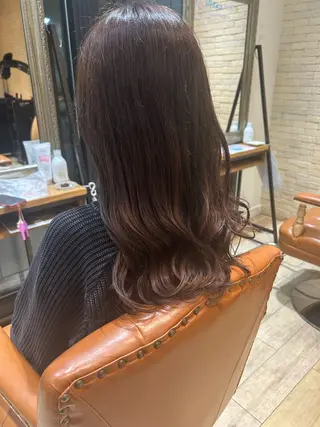 ロング カラー 松尾 遥花のヘアスタイル