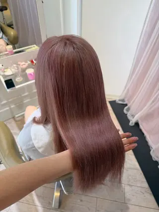 ロング カラー ハイトーン/アレンジ かなで⊹ ࣪ ˖⟡のヘアスタイル