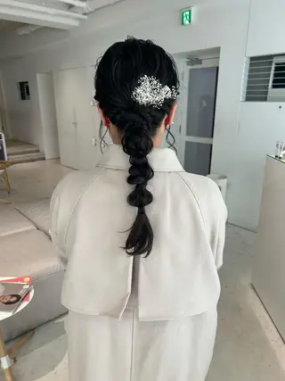 ロング ヘアアレンジ 透明感カラー🫧 nanohaのヘアスタイル
