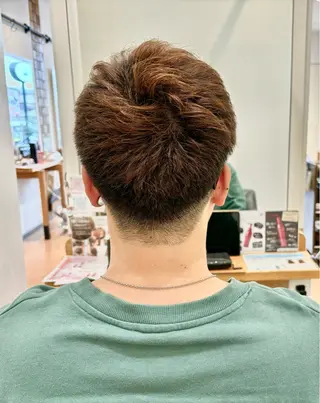 ショート メンズ 秋山知穂🧸縮毛矯正 ショート新越谷南越谷のヘアスタイル