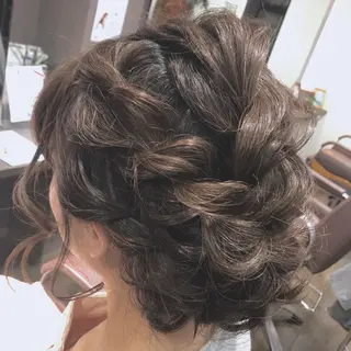 ミディアム ヘアアレンジ pep natsumiのヘアスタイル