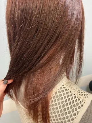 カラー Lepps れいなのヘアスタイル