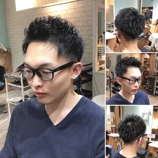 ショート メンズ 薮 恵一のヘアスタイル