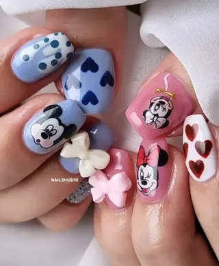 ネイル 3dパーツ/流行り 👧shushu❤️のネイルデザイン