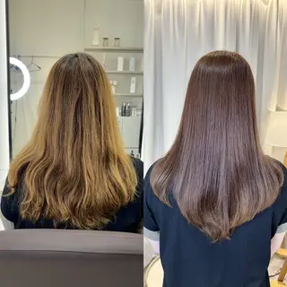 ロング EIGHT plum TOKIOリミテッドのヘアスタイル