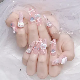 ネイル HANA 長さだしのネイルデザイン