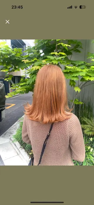 ミディアム カラー オーガニックカラー/ 表参道/ルカのヘアスタイル