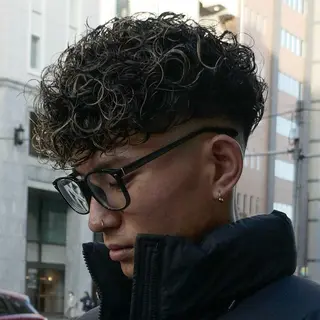 ショート パーマ メンズ 立川/メンズパーマ 厚進太郎のヘアスタイル