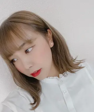 ミディアム タカツド ユウキのヘアスタイル