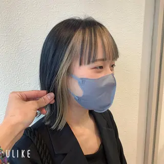 ショート ハッシュ・ウルフ🐺 小顔レイヤー松山直史のヘアスタイル