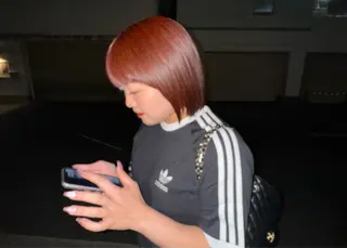 ショート カラー もりしま あやかのヘアスタイル