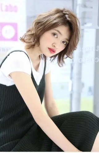 ショート 🇰🇷韓国風艶髪✨ 髪質改善 倉岡しおんのヘアスタイル