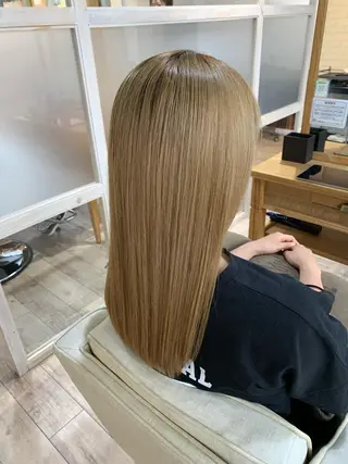 セミロング 🏆蔵前個室 美容院🏆 大川月央のヘアスタイル