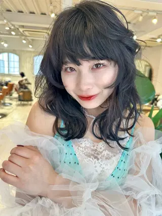 セミロング トレンドヘア🌿 chinariのヘアスタイル