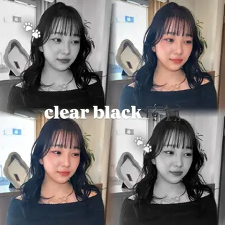 セミロング カラー 透明感カラー×レイヤ ー🧊横田 冴のヘアスタイル