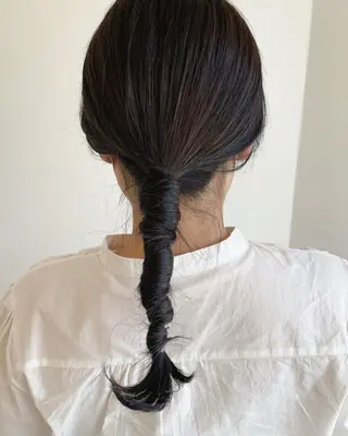 セミロング カラー mir MIYUのヘアスタイル