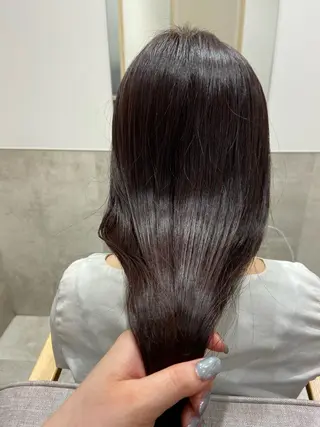ロング カラー しみず さきのヘアスタイル