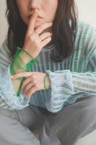 ロング ヘアアレンジ hina💟 透明感カラーのヘアスタイル