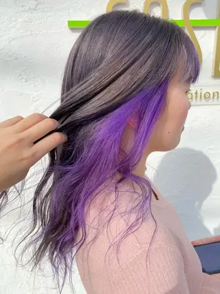 ロング カラー ヘアアレンジ Design Color🐰アユミのヘアスタイル