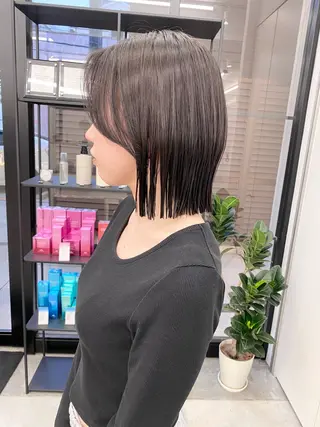 ミディアム レイヤー似合わせ カット/山下凌生のヘアスタイル