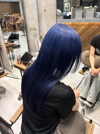ロング カラー KAEDE🌺Wカ ラー/ホワイトカラーのヘアスタイル