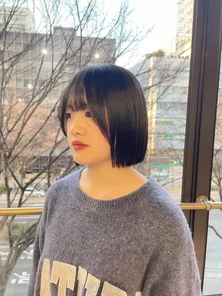 ショート Mimi🎀ブリーチ なし透明感 Ｗカラーのヘアスタイル