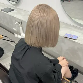 ミディアム カラー RINA 韓国ヘア/半個室のヘアスタイル