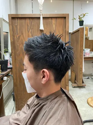 ショート メンズ キッズ lanugo 越打　優のヘアスタイル