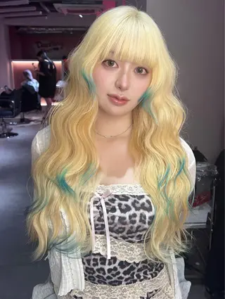 ロング sara/名古屋 ／ハイトーンのヘアスタイル