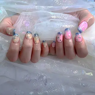 ネイル パーツ全部¥110 サロンミミのネイルデザイン