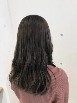 ミディアム カラー パーマ ヘアアレンジ 【ツヤ髪美容師】 ツダケイスケのヘアスタイル