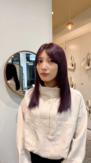 ミディアム カラー ミディアムレイヤー/ 艶カラー🎀　emiのヘアスタイル