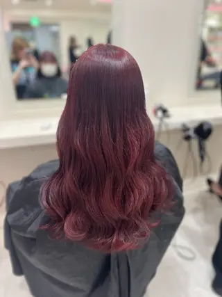 カラー ベージュ・ラベンダー カラー🎀りりのヘアスタイル