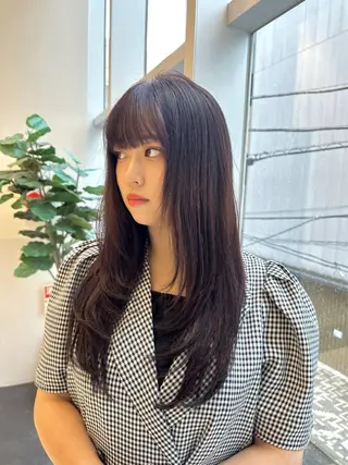 ロング カラー 矢野 晃平のヘアスタイル
