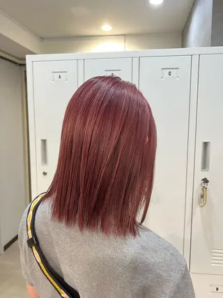 ミディアム 難波/ハイトーン 🦋AOI🦋のヘアスタイル
